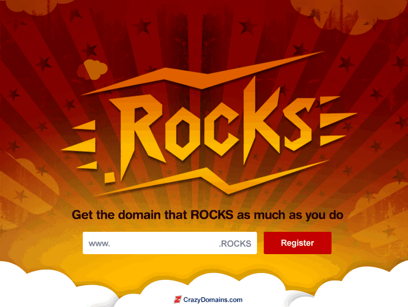 .rocks domain banner
