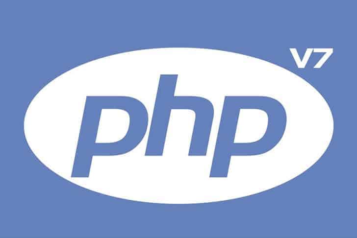 php logo with version 7