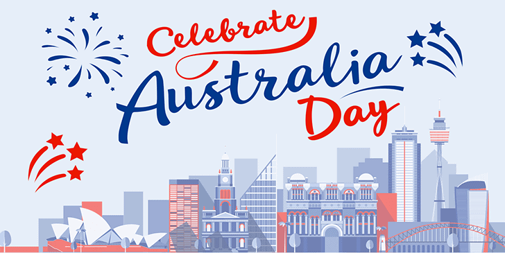 celebrate australia day banner